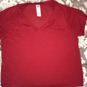 Athletic tee V neck